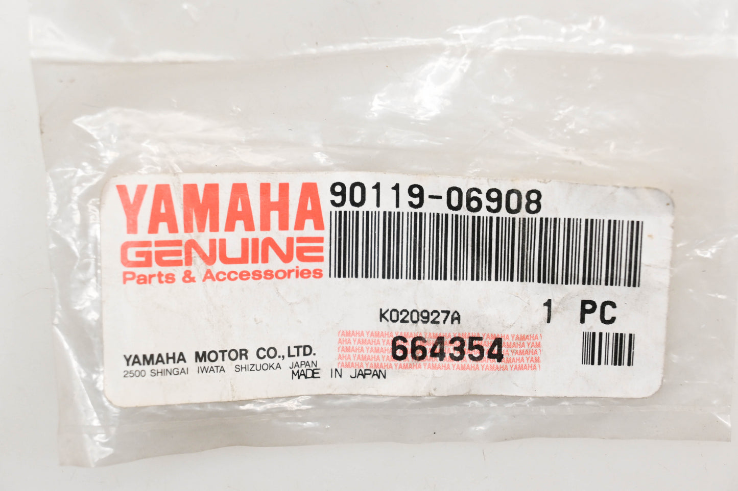 New OEM Yamaha 90119-06908-00 Bolt w/ Washer Qty 1 NOS