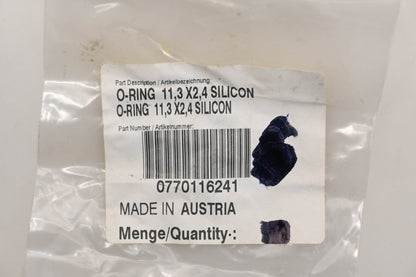 New OEM KTM 0770116241 O-Ring 11.3 X2.4 Silicone NOS