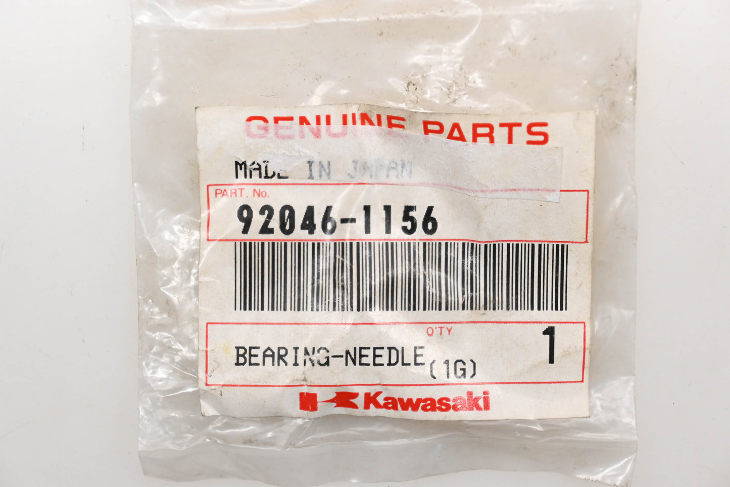 New OEM Kawasaki 92046-1156 Needle Bearing K17X25 Qty 1 NOS