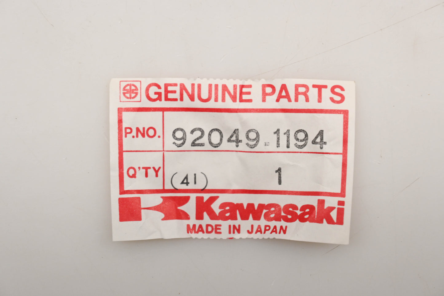 New OEM Kawasaki 92049-1194 Rear Brake Drum Oil Seal Qty 1 NOS