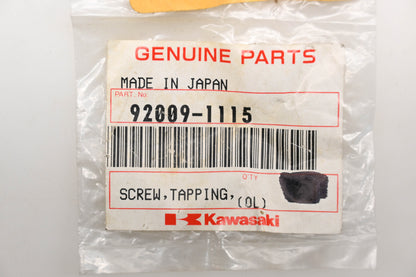 New OEM Kawasaki 92009-1115 Tapping Screws 3X16 Qty 8 NOS