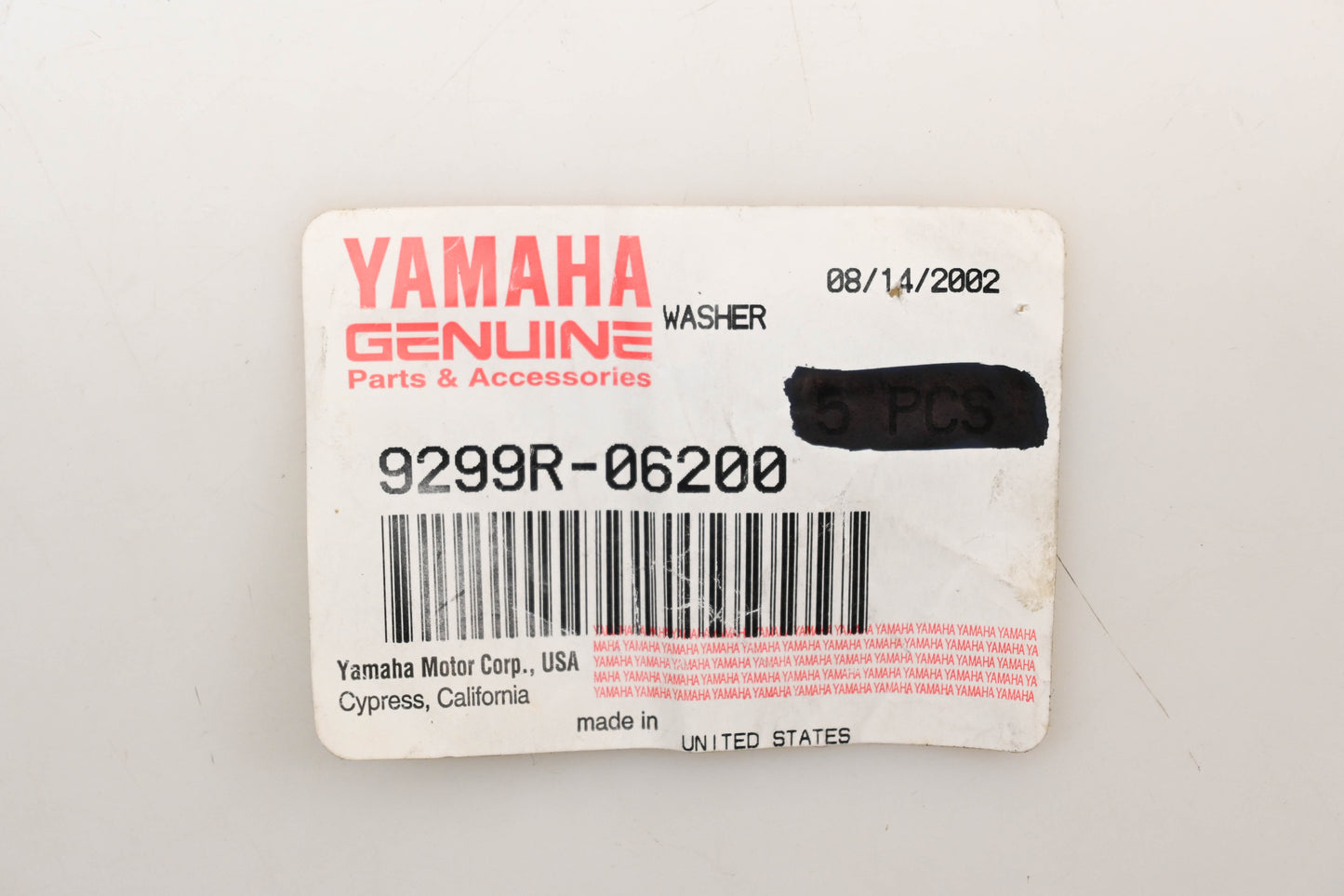 New OEM Yamaha 9299R-06200-00 Washers Qty 3 NOS