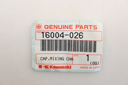 New OEM Kawasaki 16004-026 Mixing Chamber Cap Qty 1 NOS