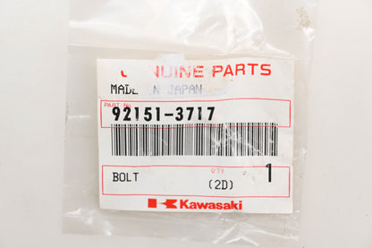 New OEM Kawasaki 92151-3717 Bolt Qty 1 NOS