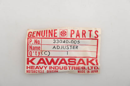 New OEM Kawasaki 33040-005 Left Hand Adjuster Chain Qty 1 NOS