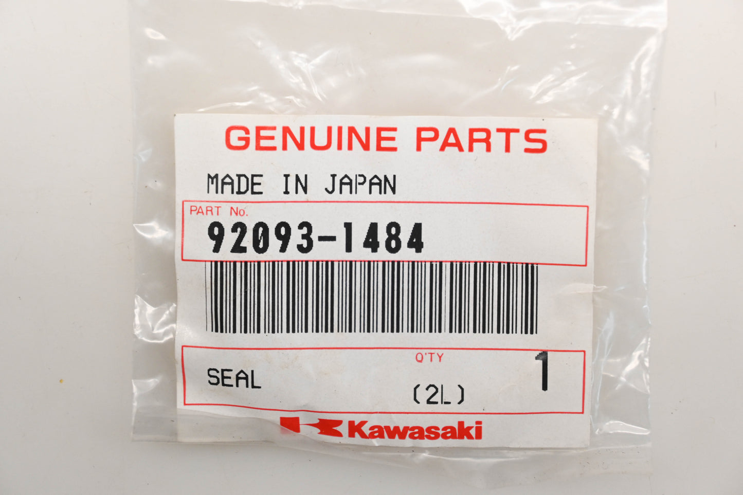 New OEM Kawasaki 92093-1484 Seal Qty 1 NOS