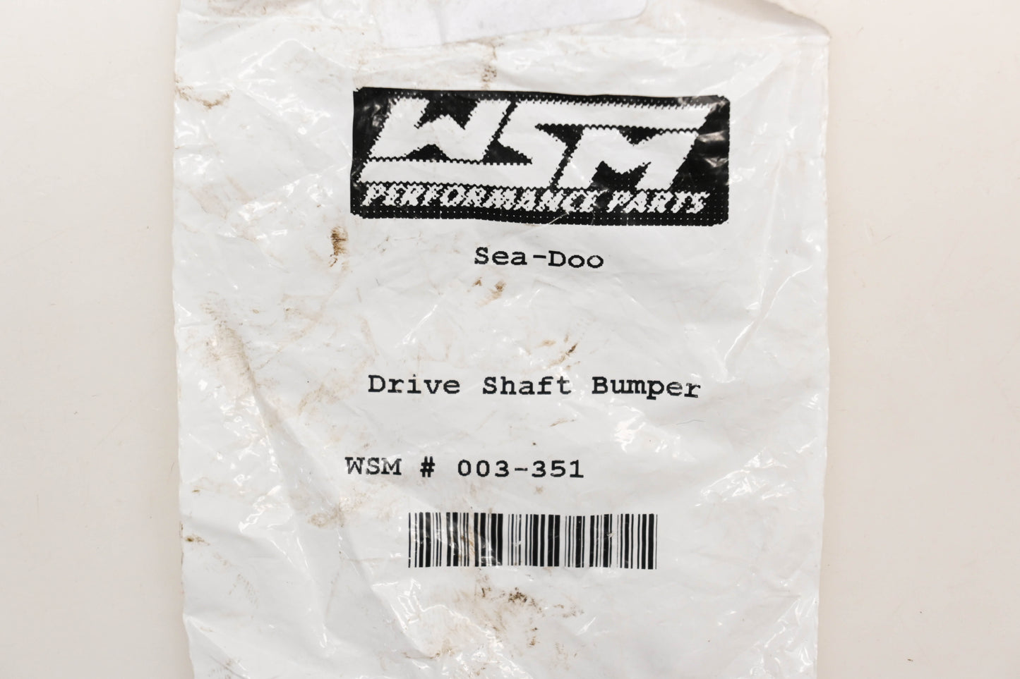 WSM 003-351 Drive Shaft Bumper Qty 1 NOS