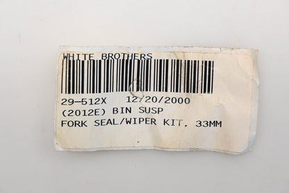 White Brothers 29-512X Fork Seal & Wipe Qty 1 NOS