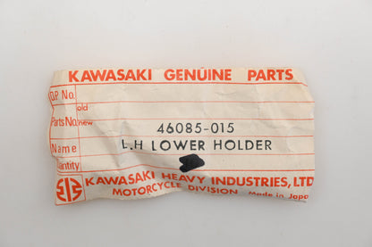New OEM Kawasaki 46085-015 Left Hand Switch Lower Holders Qty 2 NOS