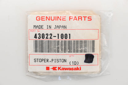 New OEM Kawasaki 43022-1001 Piston Stopper Qty 1 NOS
