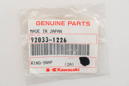 New OEM Kawasaki 92033-1226 Snap Rings Qty 2 NOS