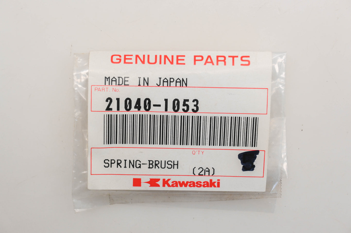 New OEM Kawasaki 21040-1053 Brush Springs Qty 2 NOS
