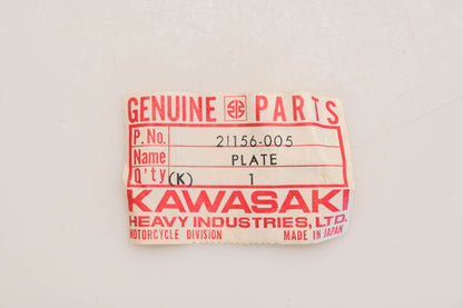 New OEM Kawasaki 21156-005 Right Hand Contact Breaker Plate Qty 1 NOS