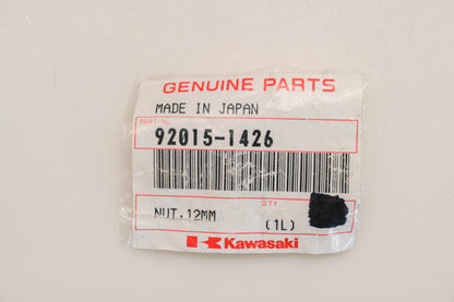 New OEM Kawasaki 92015-1426 Nut 12MM Qty 1 NOS