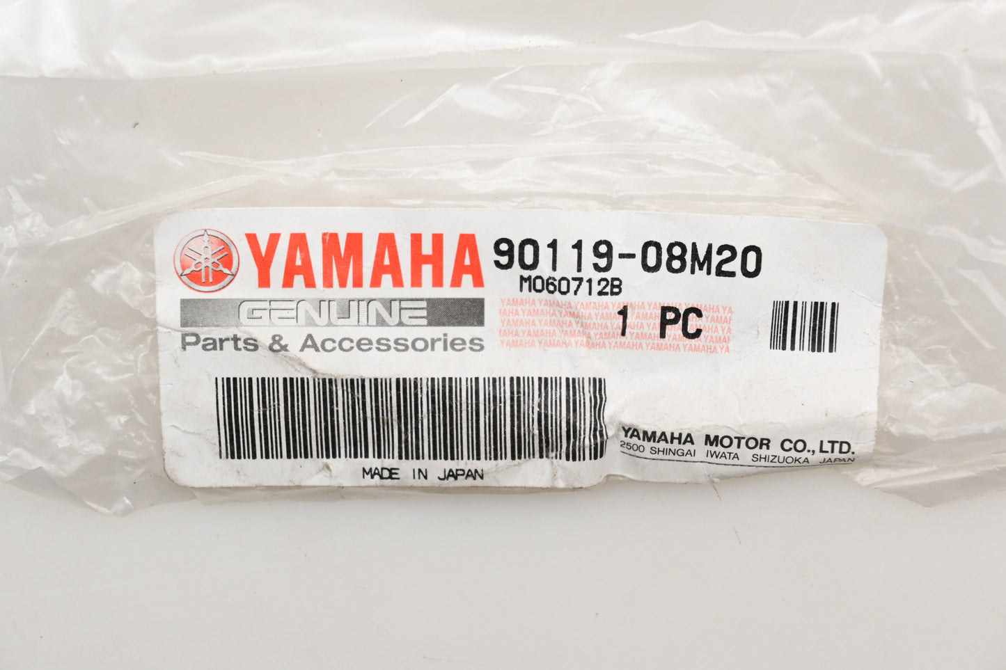 New OEM Yamaha 90119-08M20-00 Exhaust Bolt w/ Washer Qty 1 NOS