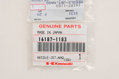 New OEM Kawasaki 16187-1183 Jet Needle NAQD Qty 1 NOS