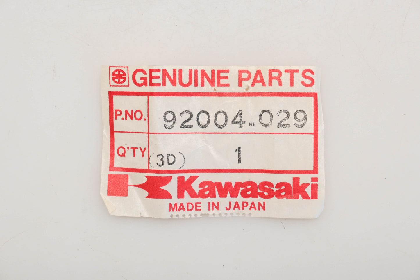 New OEM Kawasaki 92004-029 Stud Qty 1 NOS