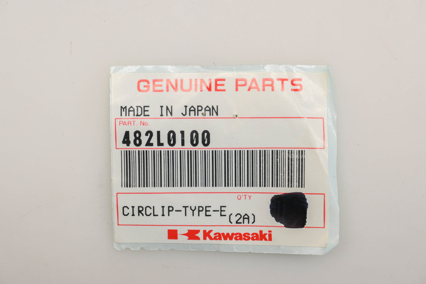 New OEM Kawasaki 482L0100 Snap Rings Qty 3 NOS
