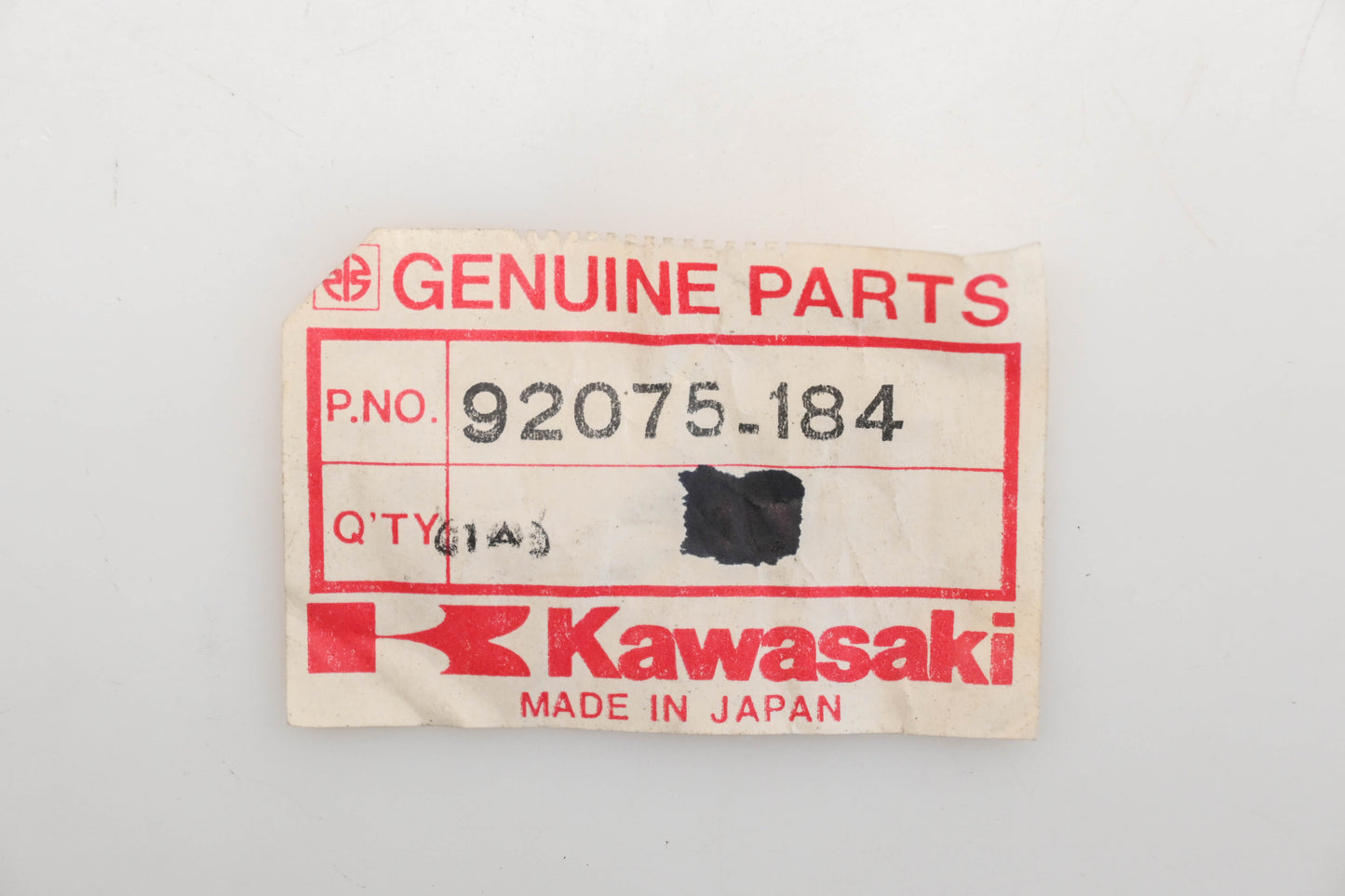 New OEM Kawasaki 92075-184 Side Cover Rubber Damper Qty 1 NOS