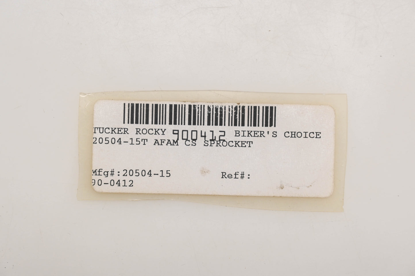 AFAM 20504-15, 90-0412, 20504B15M Sprocket 15T 87-96 Honda CBR600 Qty 1 NOS