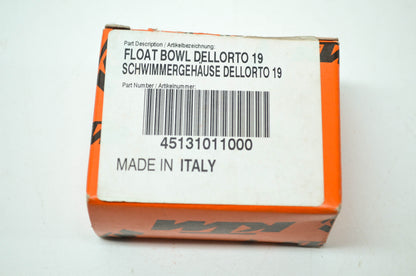 OEM KTM 45131011000 Float Bowl NOS