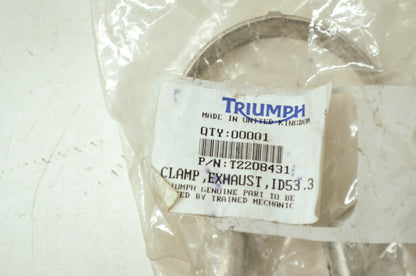 NEW OEM Triumph Exhaust Clamp Rocket III Sprint ST Classic Roadster Touring T220