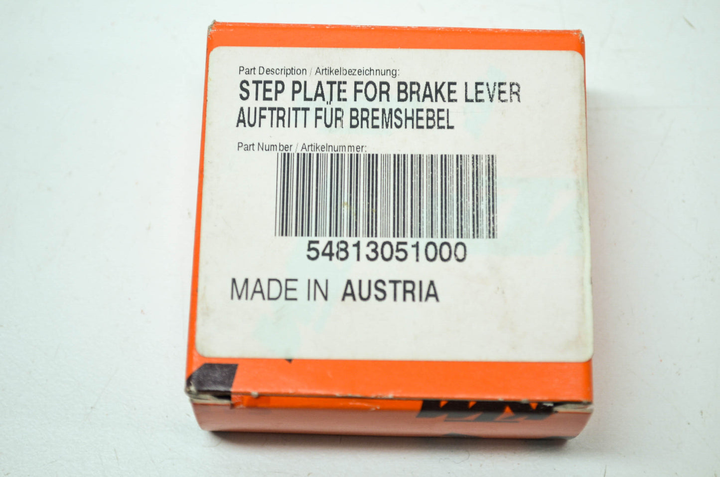 OEM KTM 54813051000 Brake Lever Step Plate NOS