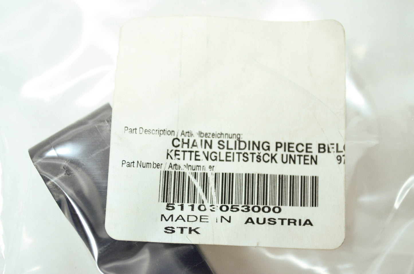 NEW OEM KTM Chain Slide Protector SX XC EXC LC2 125 105 SXS 200 51103053000 NOS