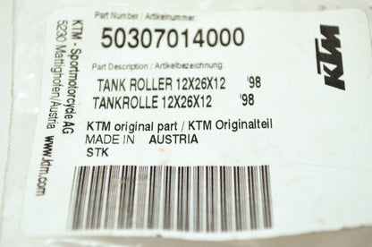 NEW OEM KTM Fuel Tank Mount Roller 105 125 150 200 SX XC MXC SXS EXC 50307014000