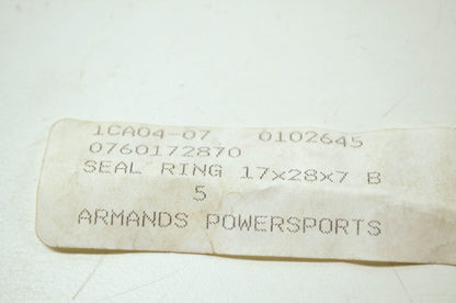 OEM KTM 760172870 Shaft Seal Ring 17x28x7 B NOS