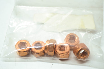 OEM KTM 51010086100 Copper Self Locking Nut M8 Qty 6 NOS