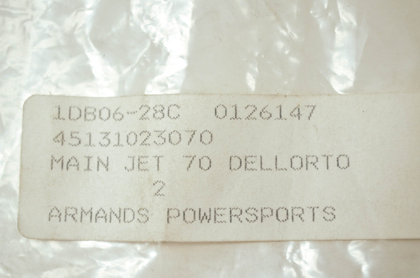 OEM KTM 45131023070 Dellorto Main Jet 70 NOS