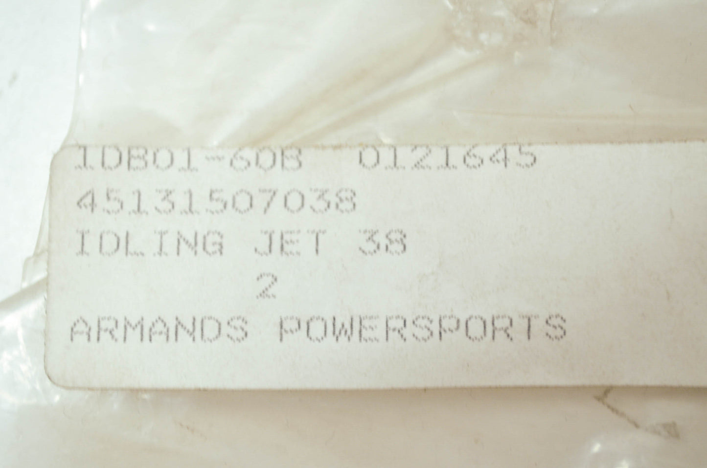 OEM KTM 45131507038 Idling Jet 38 NOS