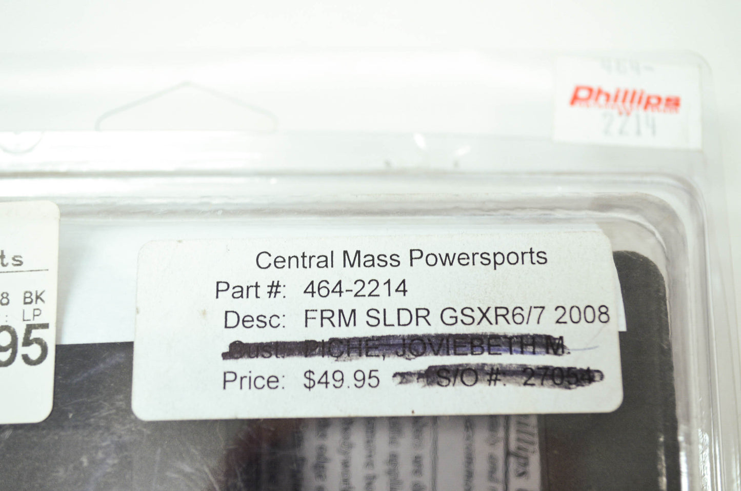 NEW LP Racing Frame Slider Kit 2008 GSX-R600 GSX-R750 464-2214 NOS