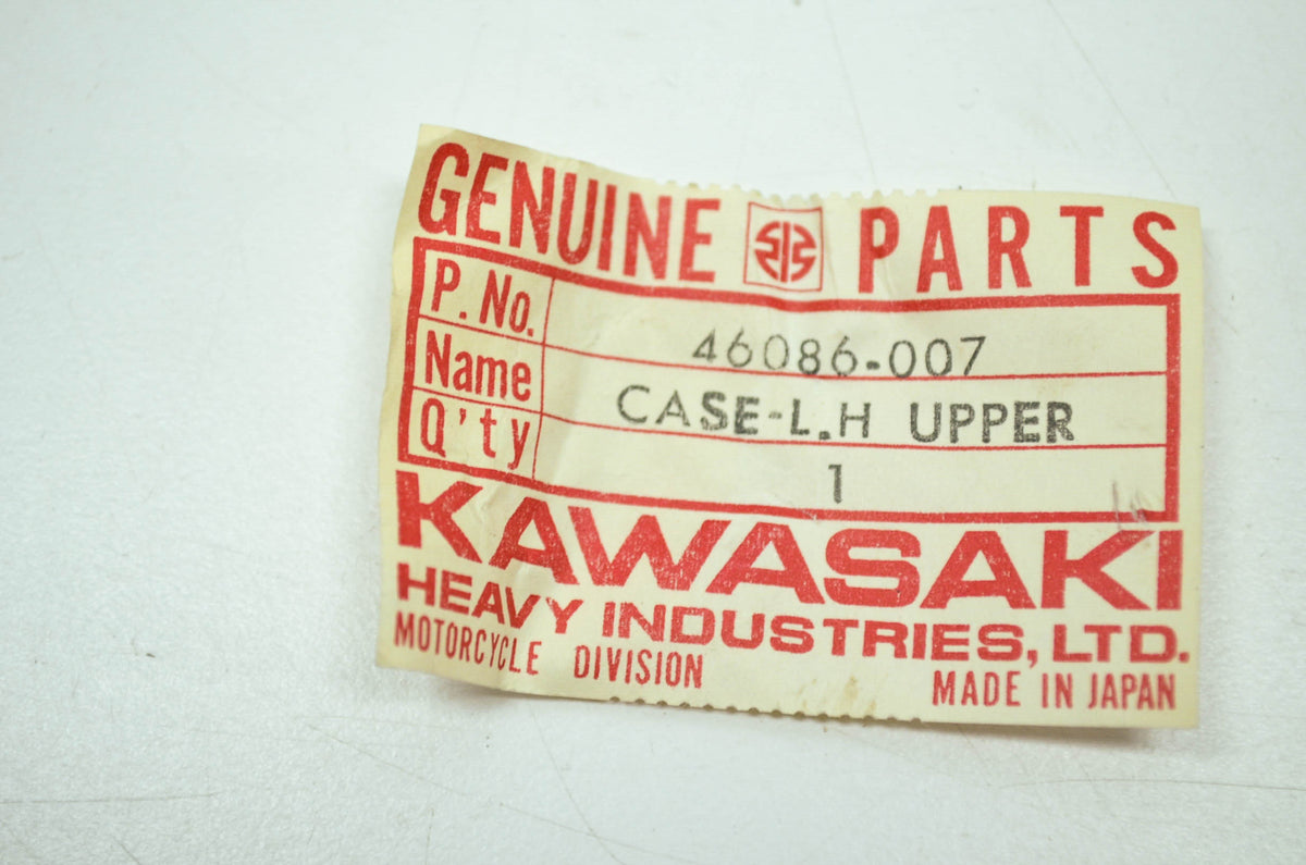 OEM Kawasaki 46086-007 Left Hand Switch Upper Case NOS