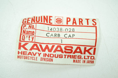 OEM Kawasaki 14038-028 Carburetor Cap NOS