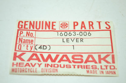 OEM Kawasaki 16063-006 Choke Lever NOS
