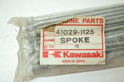 OEM Kawasaki 41029-1125 Left Hand Front Inner Spoke Qty 17 NOS