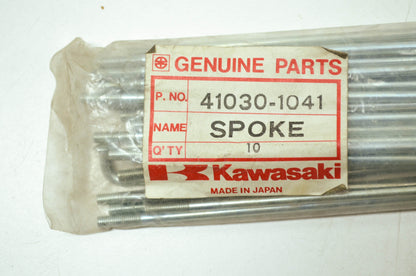 OEM Kawasaki 41030-1041 Front Inner Spoke 175Mmx NOS