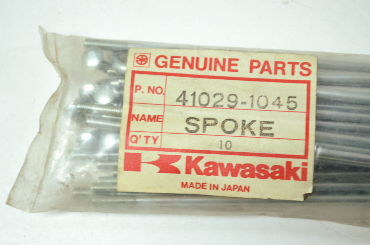 OEM Kawasaki 41029-1045 Front Inner Spoke 175Mmx NOS
