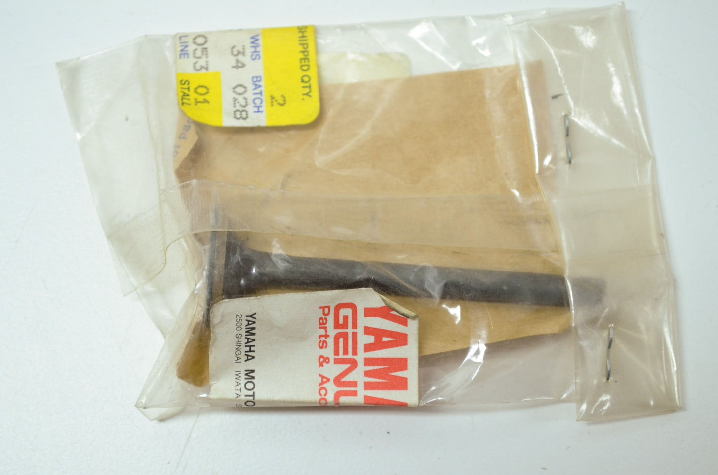 OEM Yamaha 22K-12121-01-00 Exhaust Valve NOS