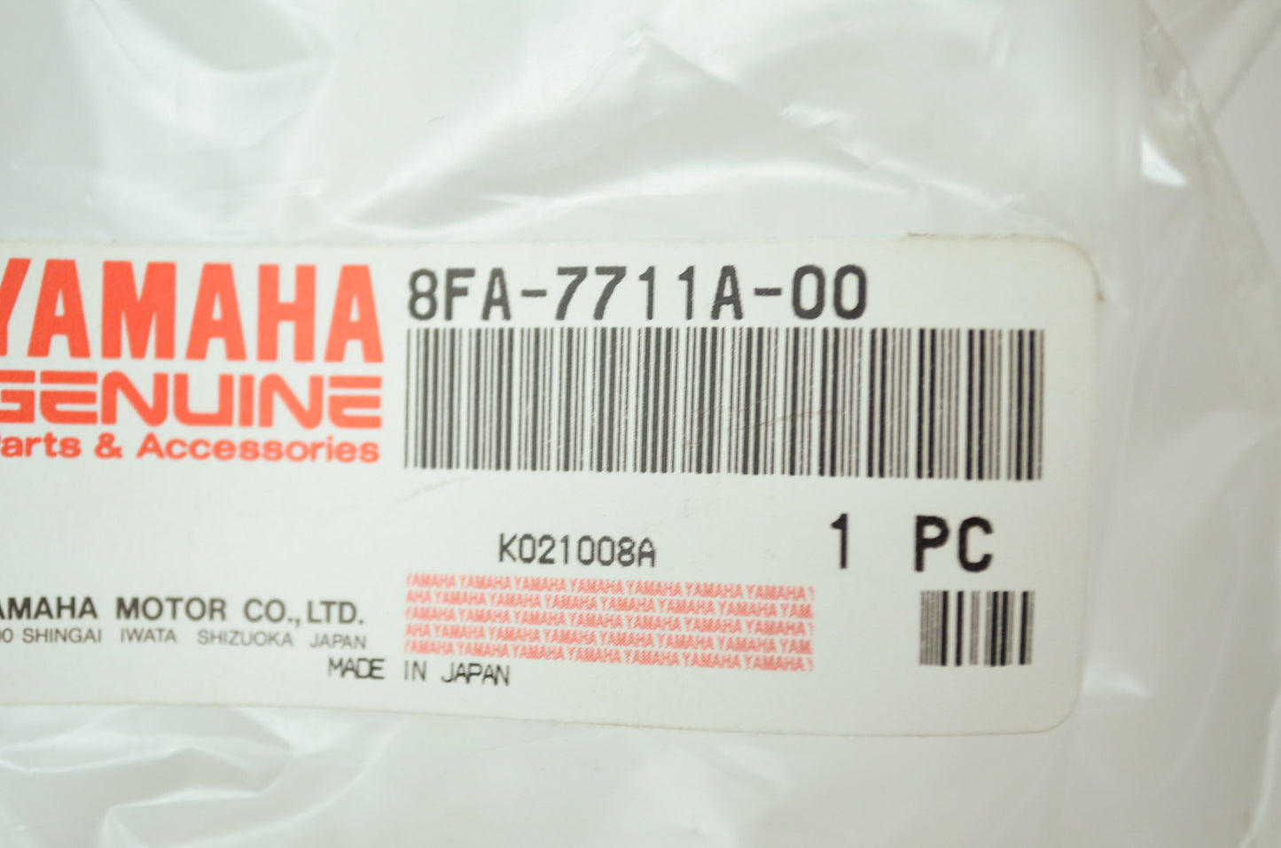 OEM Yamaha 8FA-7711A-00-00 Graphic 1 NOS