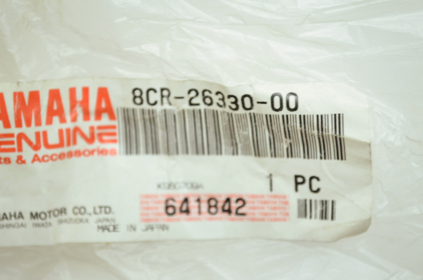OEM Yamaha 8CR-26330-00-00 Starter Cable Assembly NOS