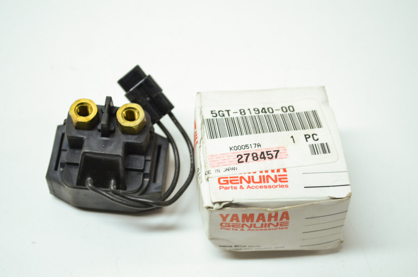 OEM Yamaha 5GT-81940-00-00 Starter Relay Assembly NOS
