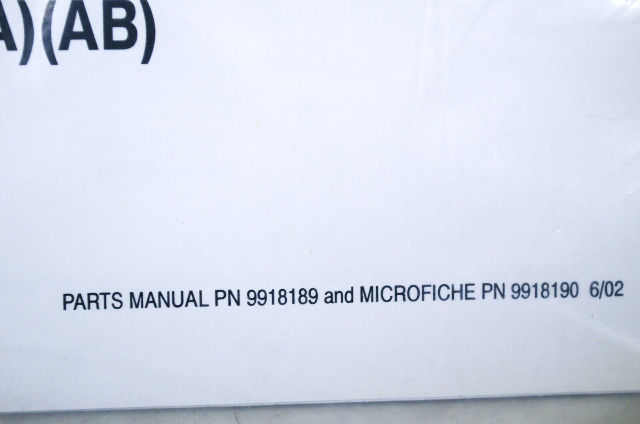 OEM Polaris 9918189 2003 UTV 2X4,4X4/UTV 6X6 Series 11 Parts Manual NOS