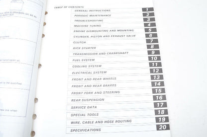 OEM Suzuki 99011-36E51-03A RM125 Owner's Manual