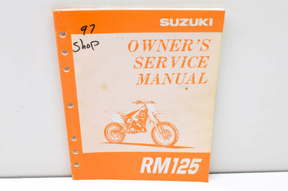 OEM Suzuki 99011-36E51-03A RM125 Owner's Manual