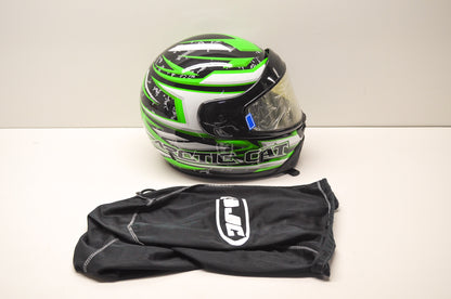 NEW OEM Arctic Cat Large Helmet Green PFP 5222-324 NOS