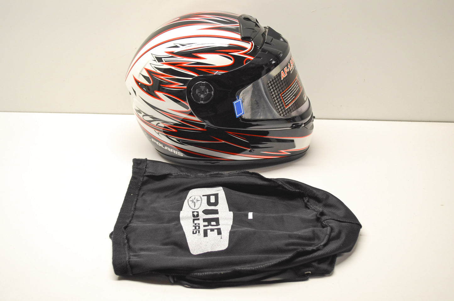 NEW OEM Polaris Large Helmet Red White 286911806 NOS