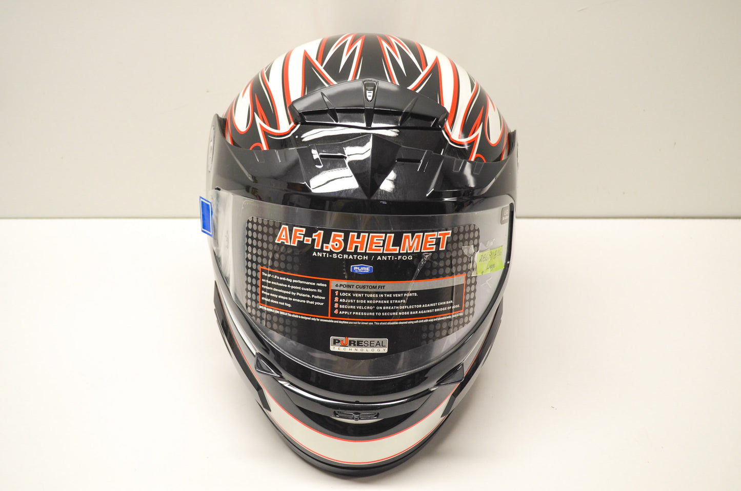 NEW OEM Polaris Large Helmet Red White 286911806 NOS